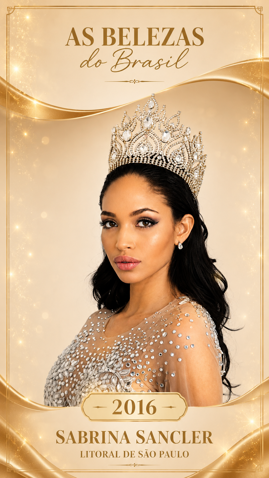 Sabrina Sancler, Beleza do Brasil 2016, representante de Litoral de São Paulo